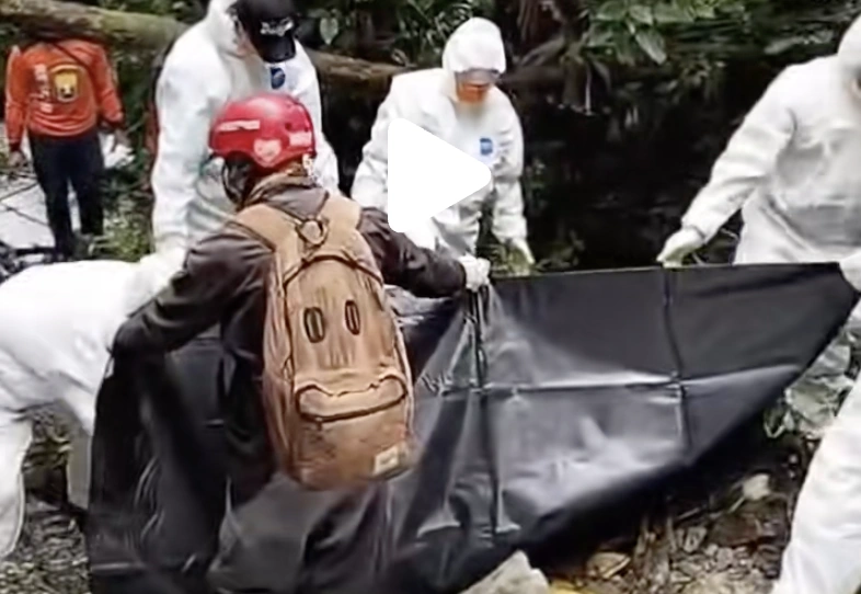 Kondisi jenazah Yazid Ahmad yang hilang di Bukit Mongkrang Karanganyar [Sumber Instagram dan Tiktok]