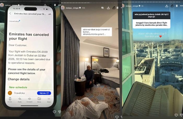 Kondisi Meisya Siregar Dan Bebi Romeo Usai Umrah [sumber: Instagram Meisya Siregar]
