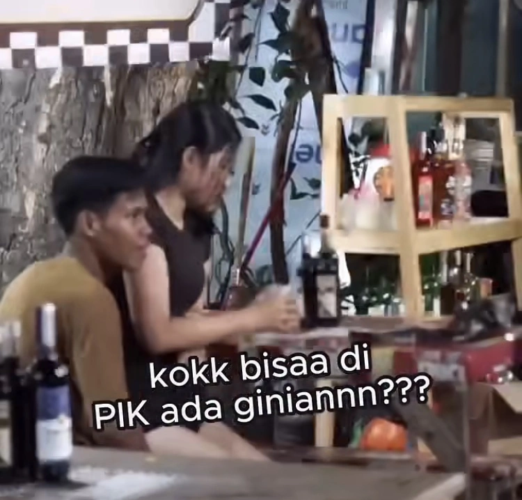 Alamat dan lokasi Kopi Pangku PIK dicari netizen. [TikTok]