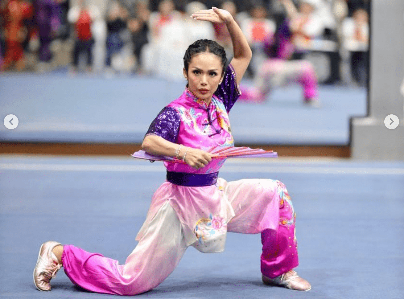 Krisdayanti Ikut Kontingen Wushu Indonesia Ke China.  [Instagram]