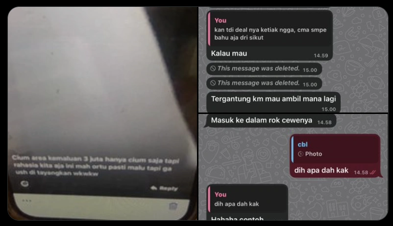 Kronologi pelecehan seksual terhadap Adine oleh sutradara Ezra. [X/@adnazraa]