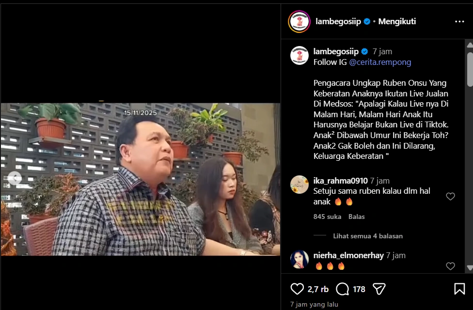 Kuasa Hukum Ruben Onsu Tanggapi Soal Anak Dan Debt Collector Cc Instagram