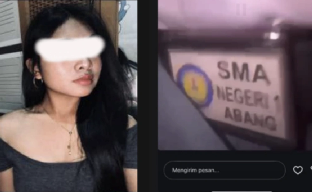 Link video syur SMA Negeri 1 Abang disebar lewat akun IG korban. [Instagram]