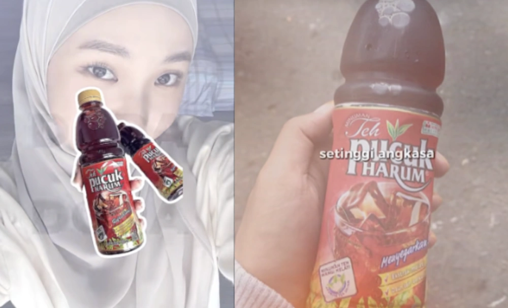 Video Teh Pucuk yang diburu warganet. [TikTok]