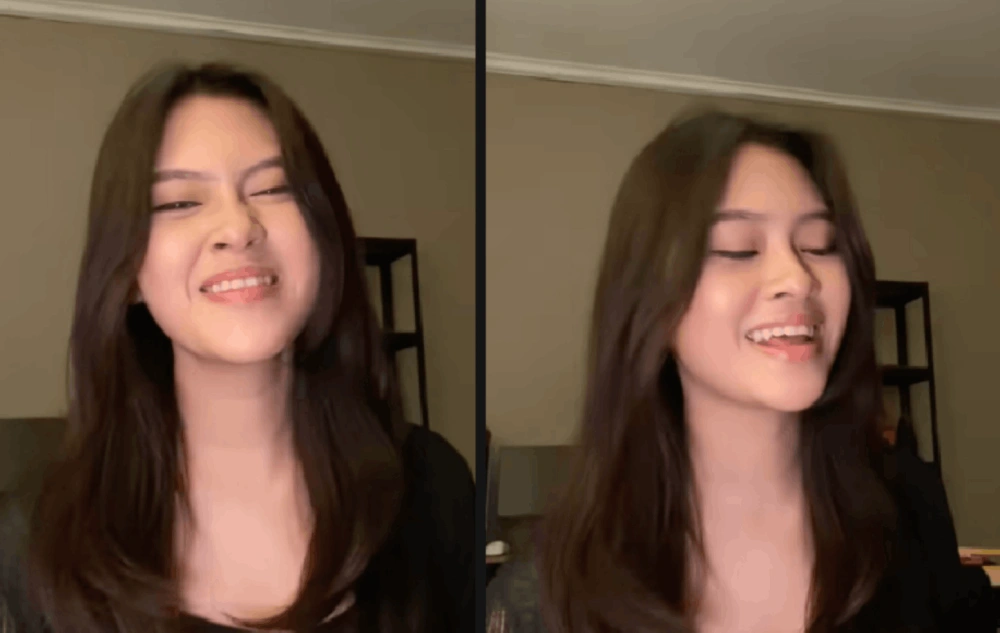 Lirik lagu Alah Alah Kok Bisa Ya versi Saaycheese Grace Kleo. [TikTok]