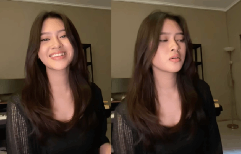 Lirik lagu Alah Alah Kok Bisa Ya versi Saaycheese Grace Kleo. [TikTok]