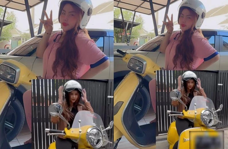 Lisa Mariana Pamer Motor Mirip Aura Kasih Instagram