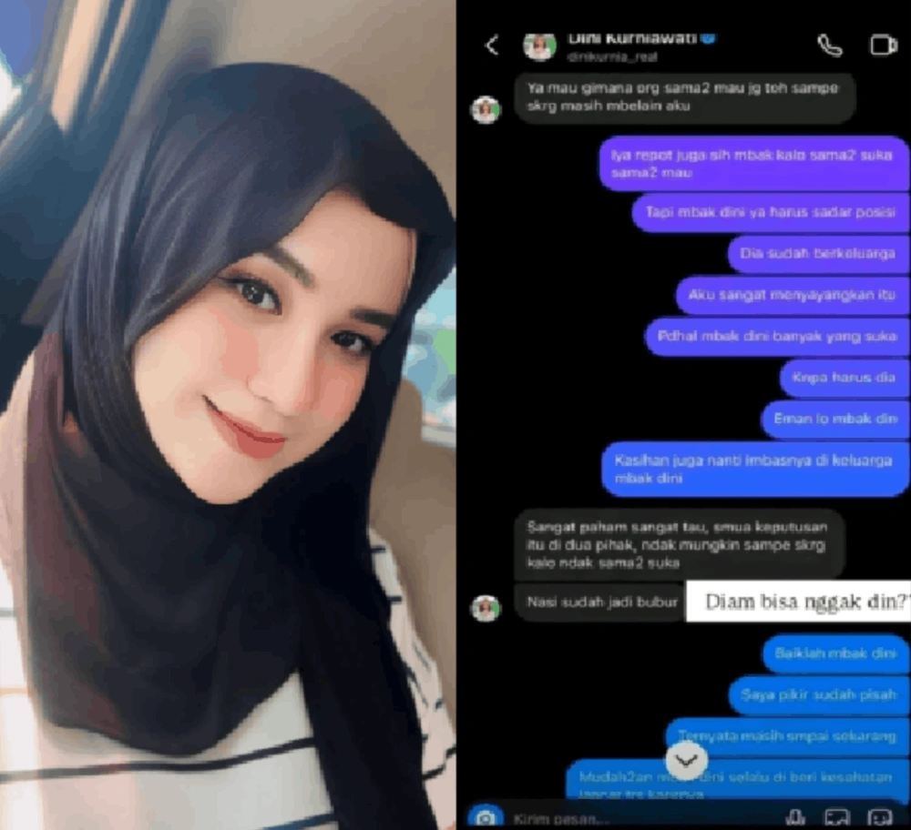 Lita Ashari dan percakapannya dengan Dini Kurnia. [Instagram]