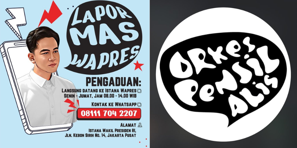Gilang Bhaskara Soroti Logo Program Gibran Rakabuming Diduga Niru Orkes Pensil Alis