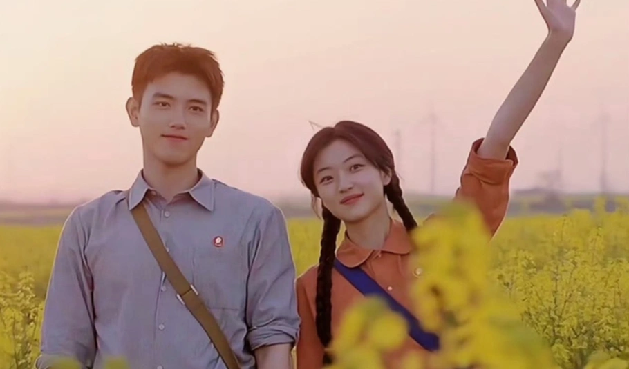 Chen Feiyu dan Sun Qian di Love Story in the 1970s. (WeTV)