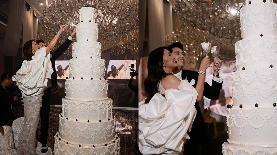 Luna Maya Pamer Kue Resepsi Pernikahannya, Netizen: Kasian Sebelah Sampai Jungkir Balik