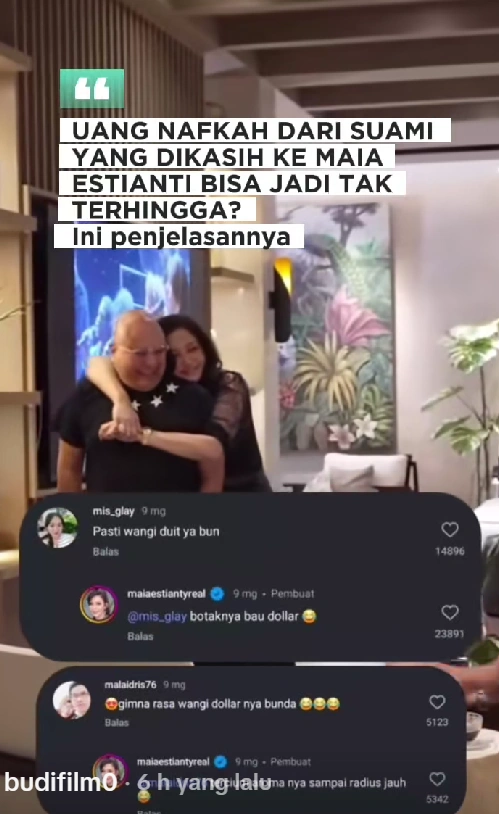 Maia Estianty Bongkar Nafkah Dari Irwan Mussry [sumber: Instagram Budifilm0]