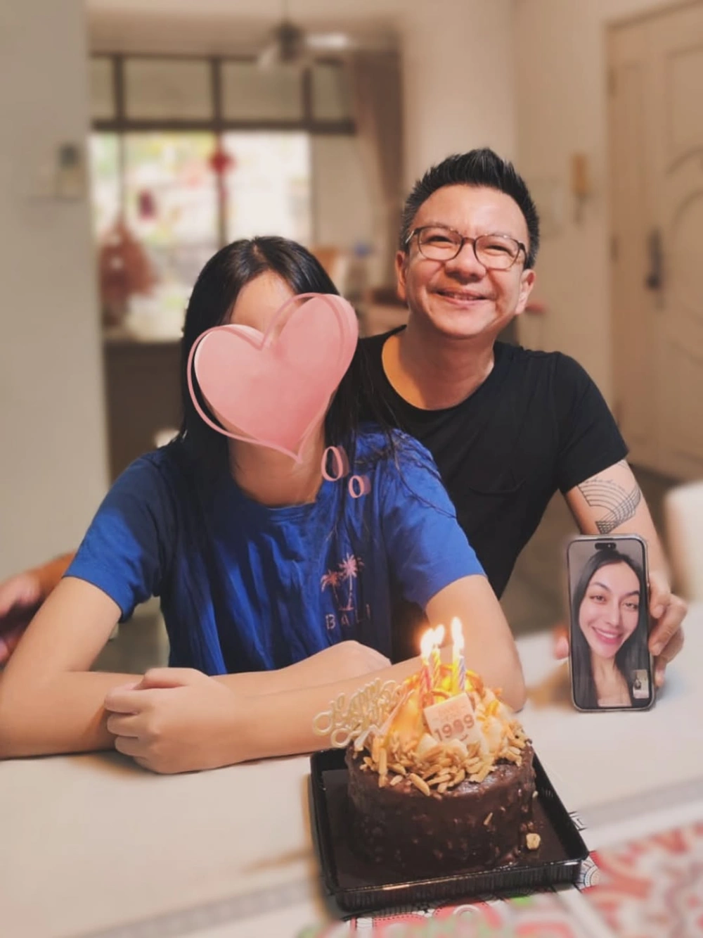 Mantan Suami Denada Jerry Aurum Dan Sang Putri Aisha [sumber: Instagram Denadaindonesia]