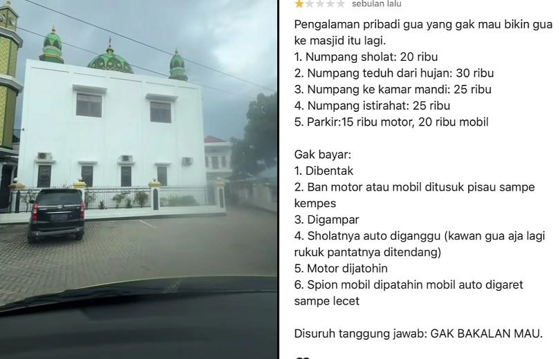 Masjid Rayyan Mujahid Pringsewu Disorot Tiktok