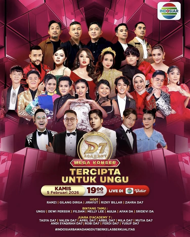 Mega Konser Tercipta Untuk Ungu Indosiar [Instagram]