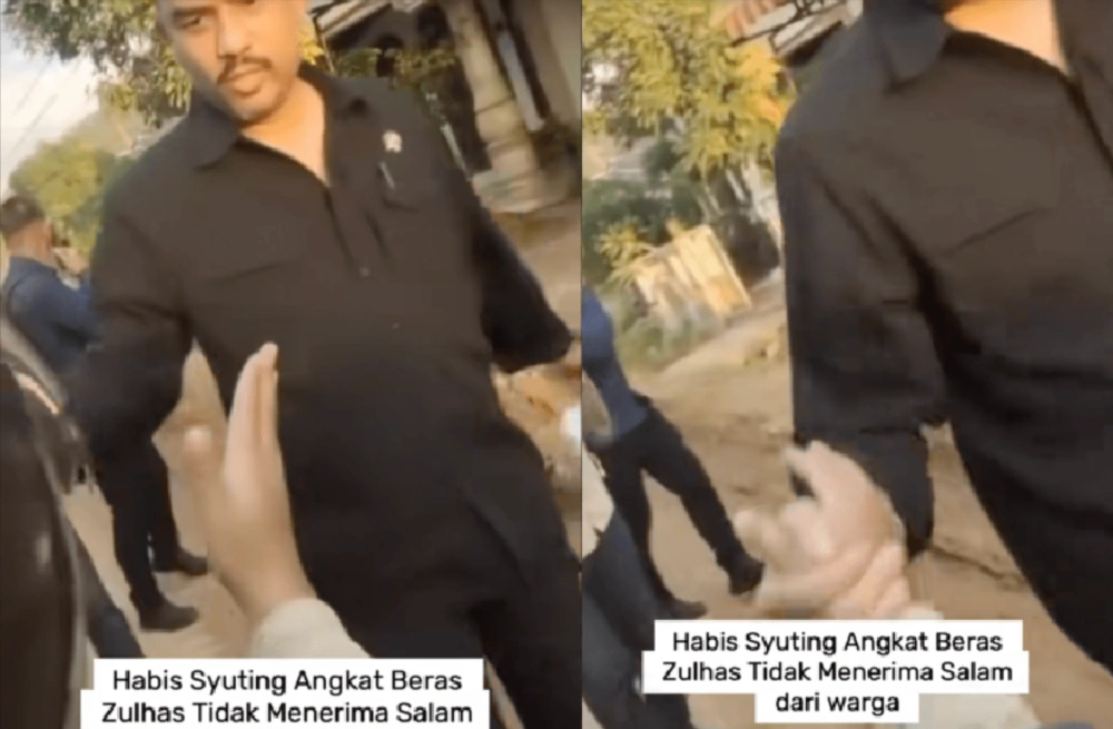 Menteri Maman Abdurrahman Yang Terima Salaman Warga. [TikTok]