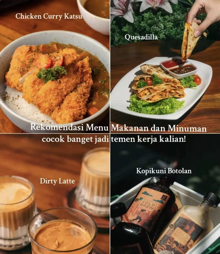 Menu Di Kafe Kopikuni (Tiktok)
