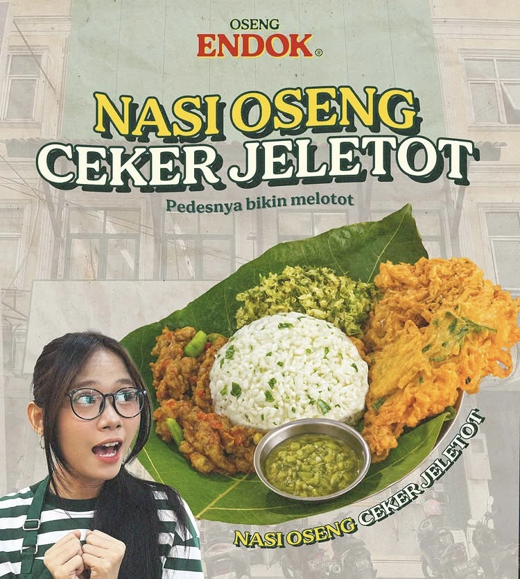 Menu Di Oseng Endok (Instagram)