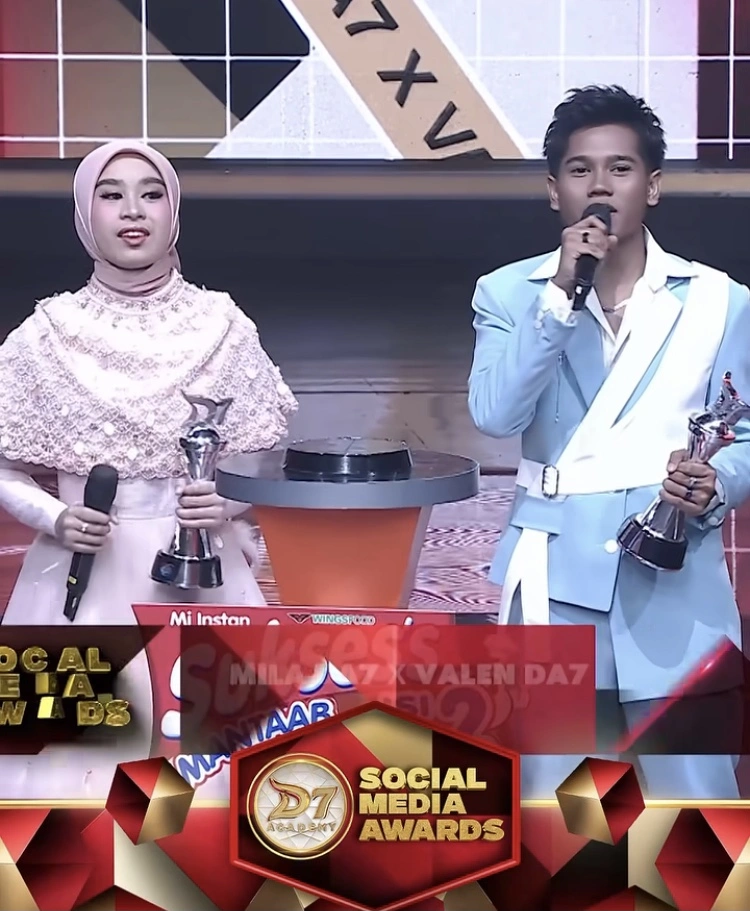 Mila Valen Ucapkan Terima Kasih Terpilih Sebagai Duet Terbaik 1 [Instagram]