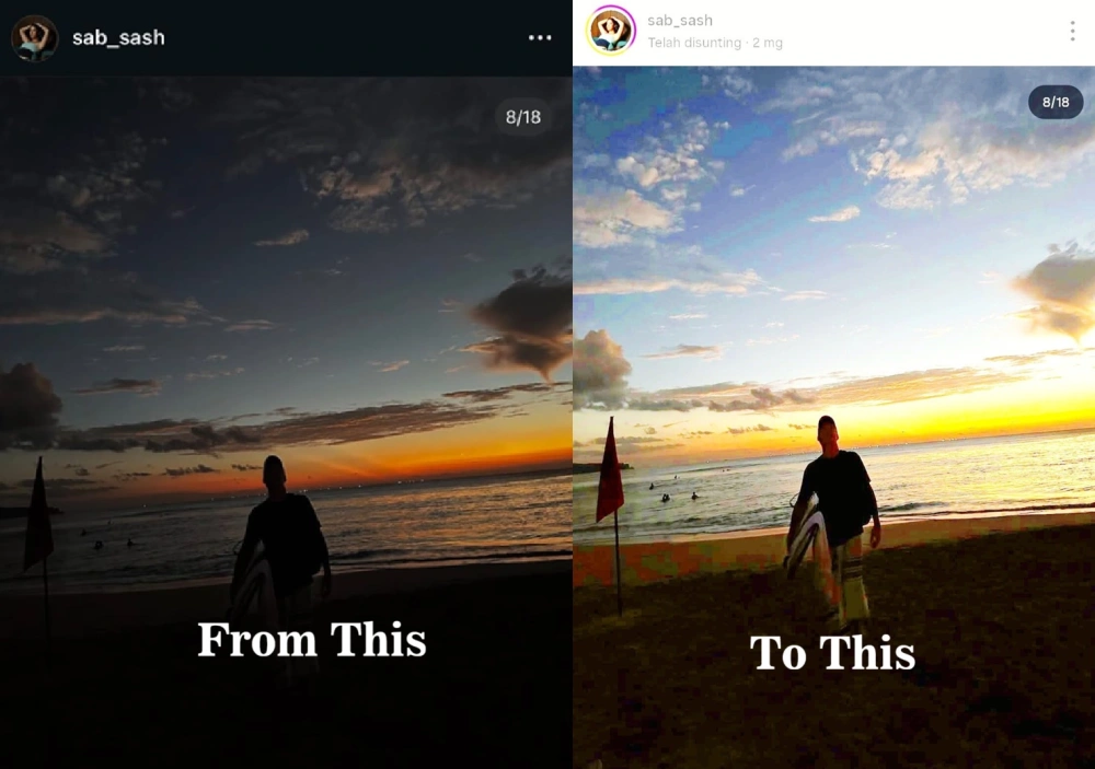 Pria di unggahan Instagram Sabrina Alatas diduga adalah Hamish Daud. [Instagram]