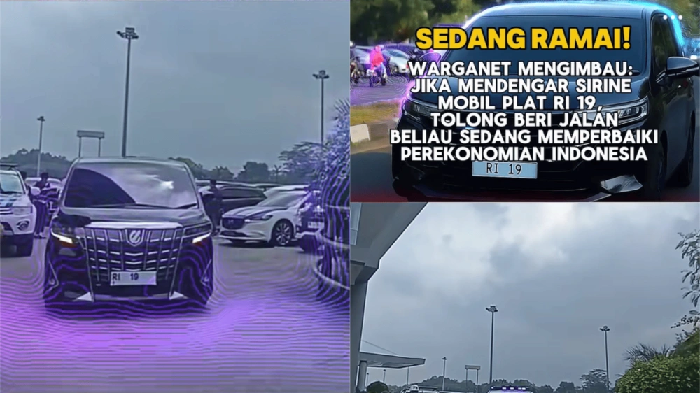 Heboh Mobil RI 19 Dikawal Patwal, Sosok di Dalamnya Jadi Sorotan