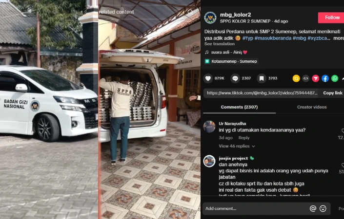 Mobil Mbg Mewah Di Madura [Sumber: Tiktok]
