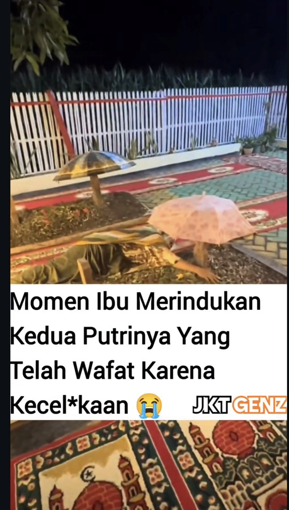 Momen Ibu Merindukan Kedua Putrinya Yang Meninggal Akibat Kecelakaan Jkt Genz