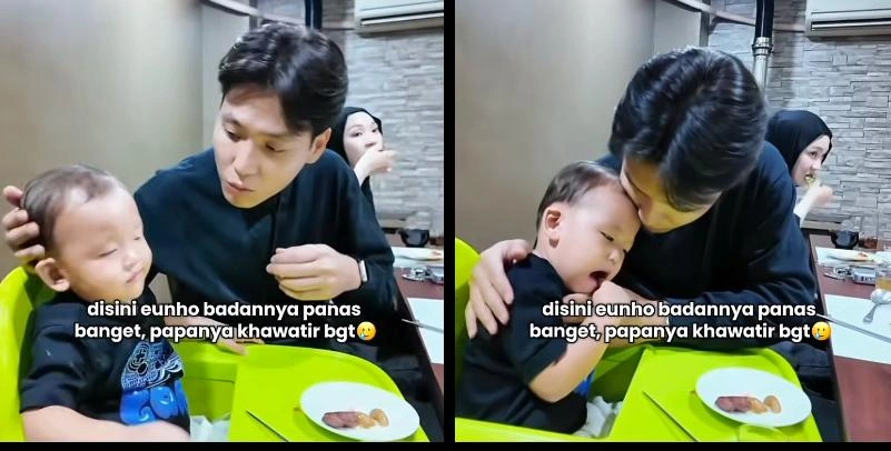 Momen Jule Asyik Makan Saat Anak Demam Tiktok