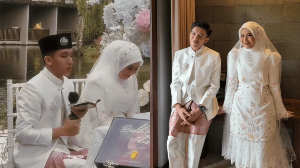 Momen Pernikahan Bani Dan Dissa [Sumber: Tiktok]