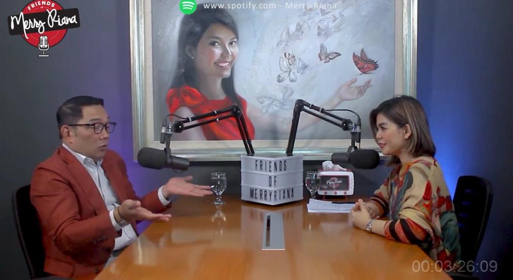 Momen Ridwan Kamil Di Podcast Merry Riana [Sumber: Youtube]