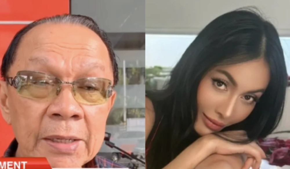 Denada dan Muara Karta S.H. sahabat almarhum ayah Denada. [Instagram/Lambegosiip]