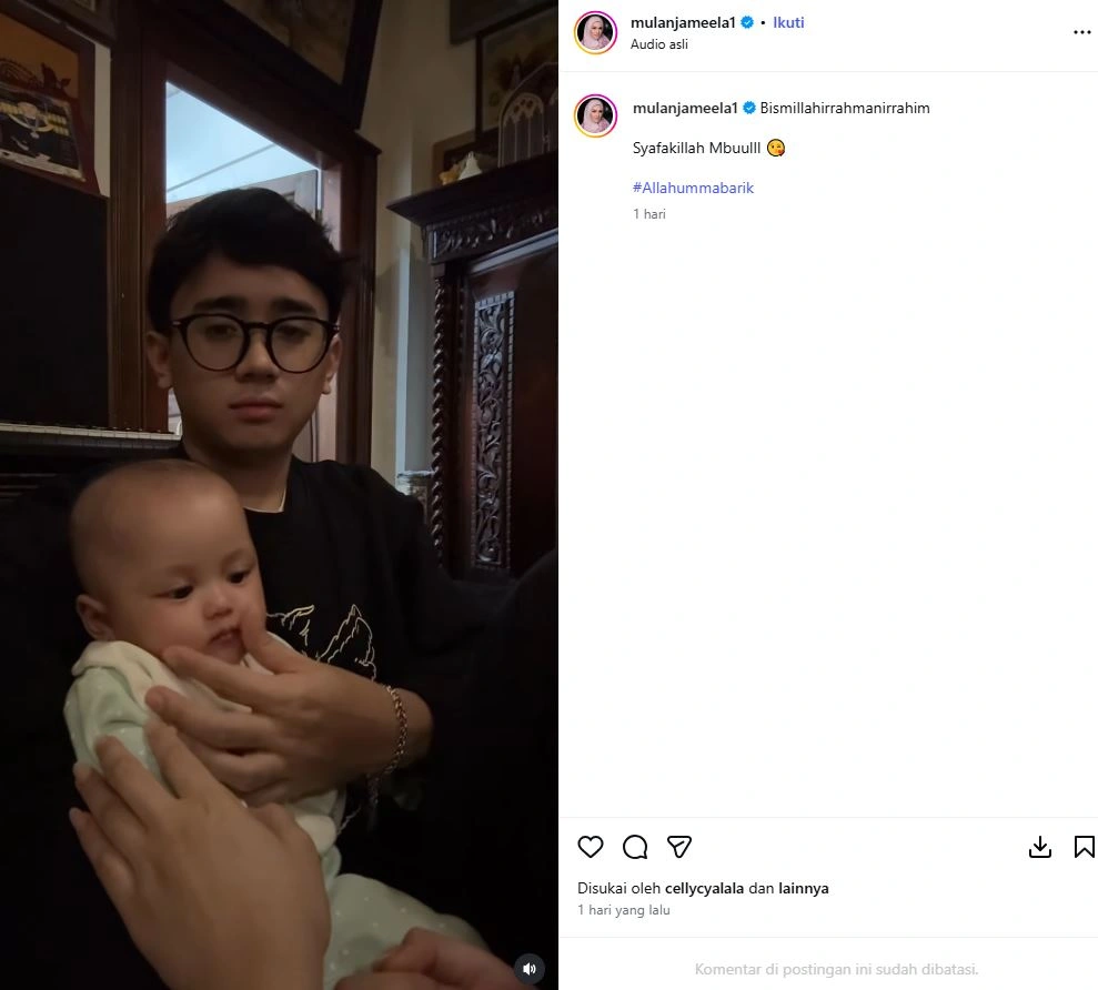 Mulan Jameela Adopsi Bayi Cc Instagram