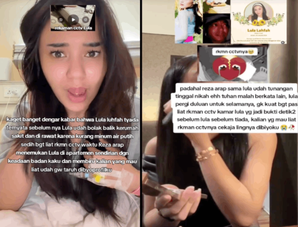 Muncul akun akun Tiktok menawarkan rekaman CCTV diklaim dari kamar Lula Lahfah. [TikTok]