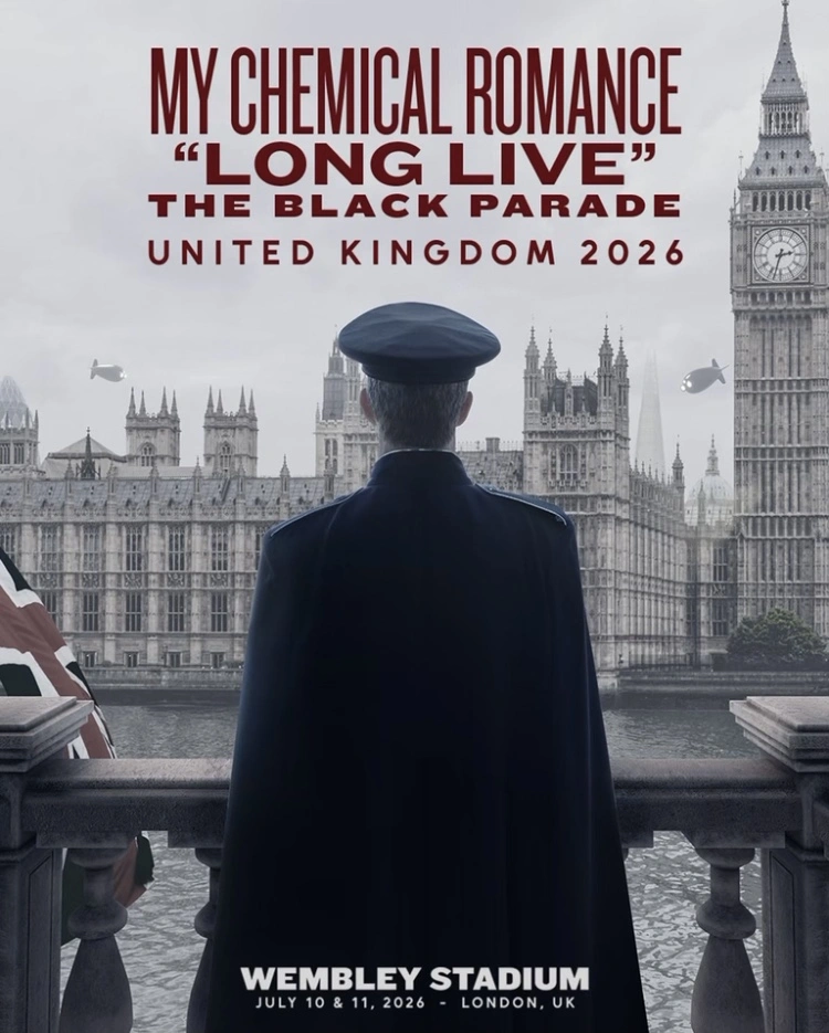 My Chemical Romance Akan Konser Di London 2026 [Sumber Instagram]