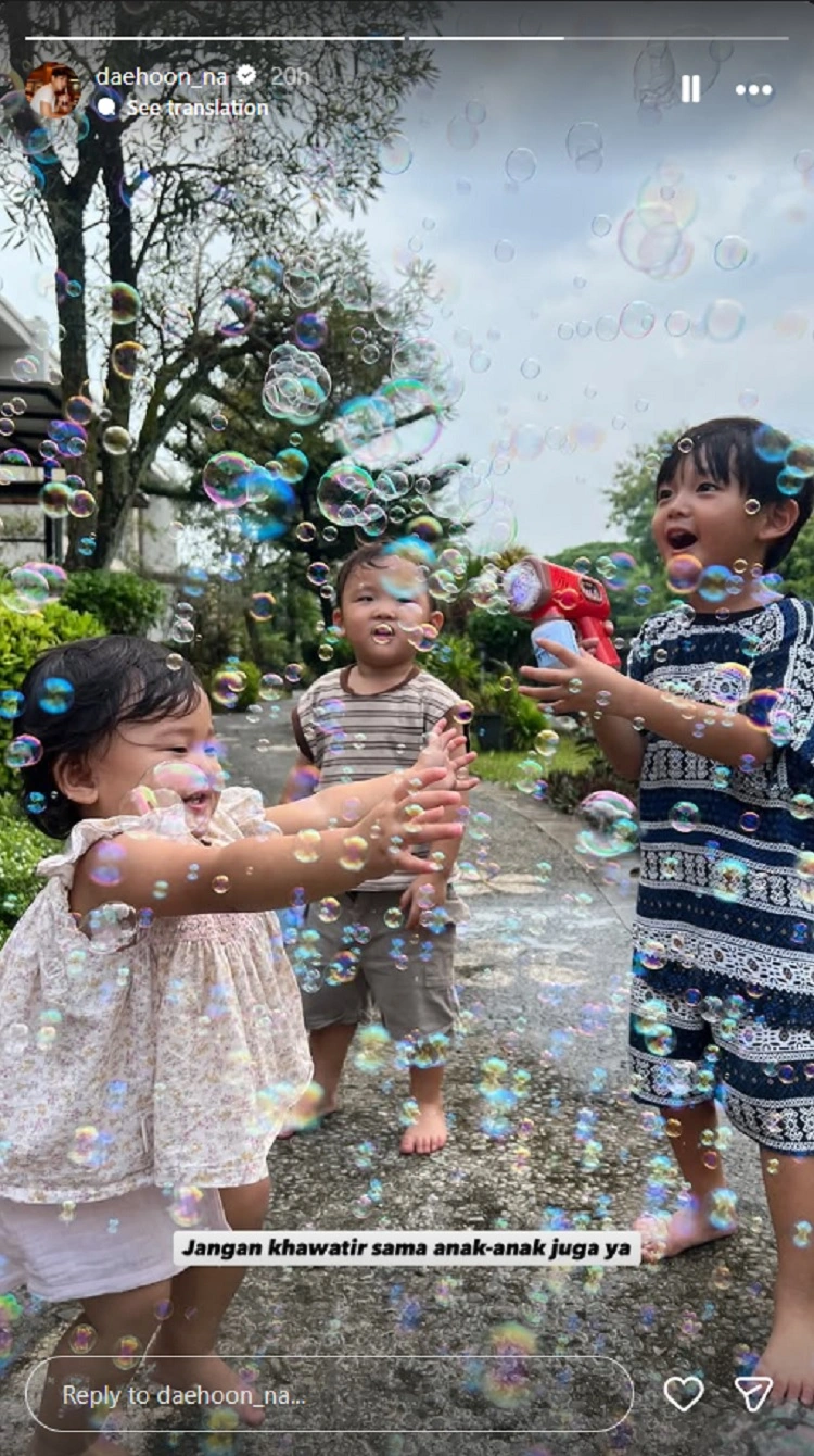 Na Daehoon Sebut Anak Anaknya Juga Baik Baik Saja Di Tengah Kabar Perselingkuhan Julia Prastini Instagram Daehoon Na