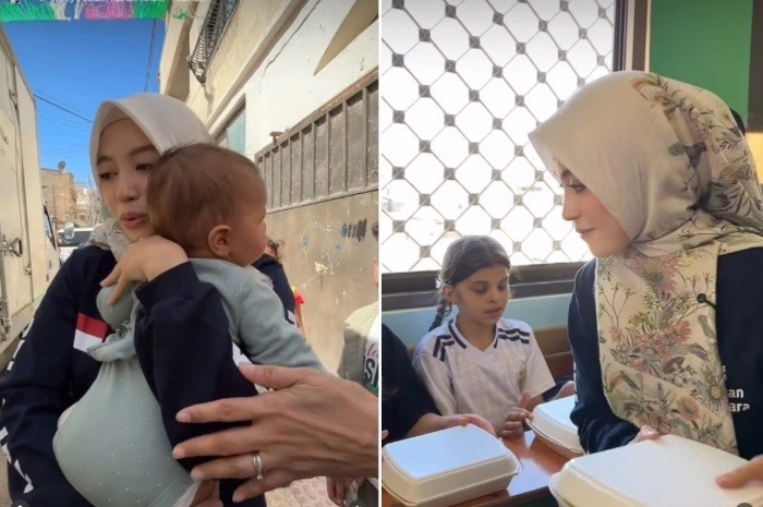 Nabilah Ayu Membagikan Pengalaman Tak Terduga Saat Menjalani Misi Kemanusiaan Kolase Instagram Nblh Ayu