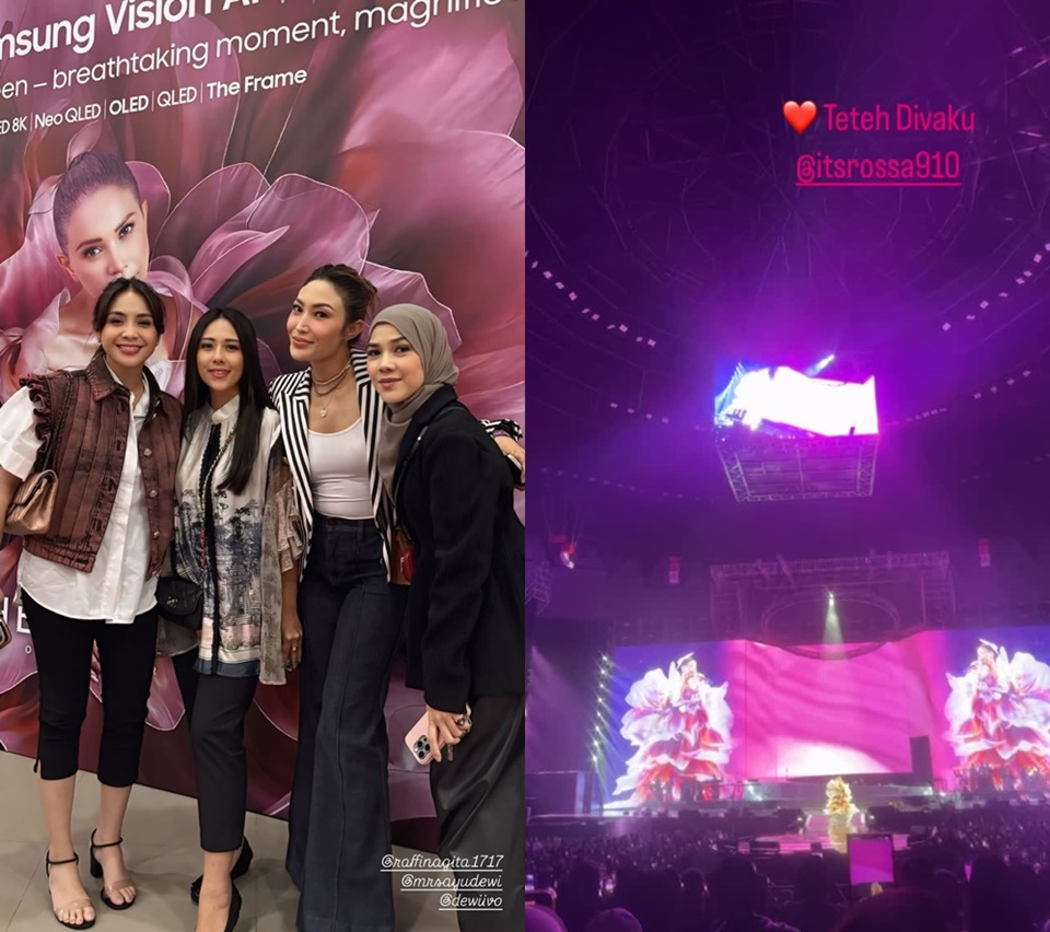 Nagita Slavina Pakai Vest Rp100 Jutaan di Konser Rossa [Instagram]