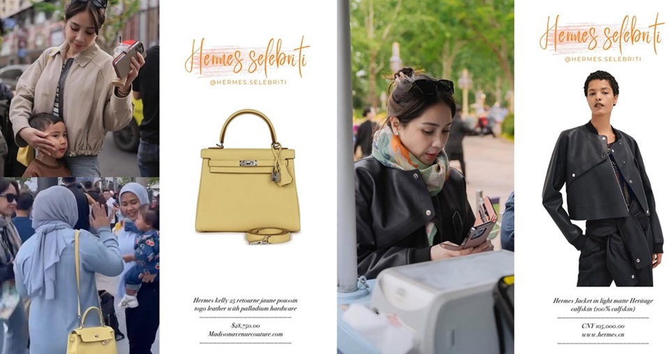 Outfit Nagita Slavina Serba Hermes [Instagram]