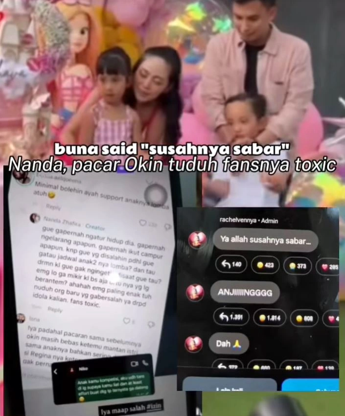 Nanda Zhafira Semprot Fans Rachel Vennya [sumber: Tiktok Taman Bunga]
