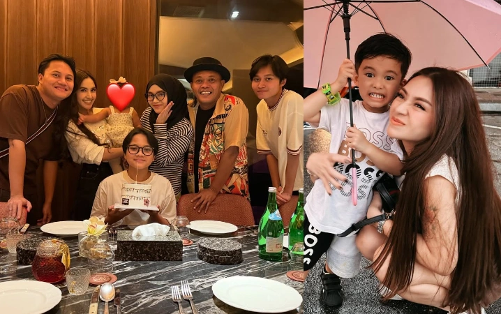 Sule bersama anak-anaknya. [Instagram]