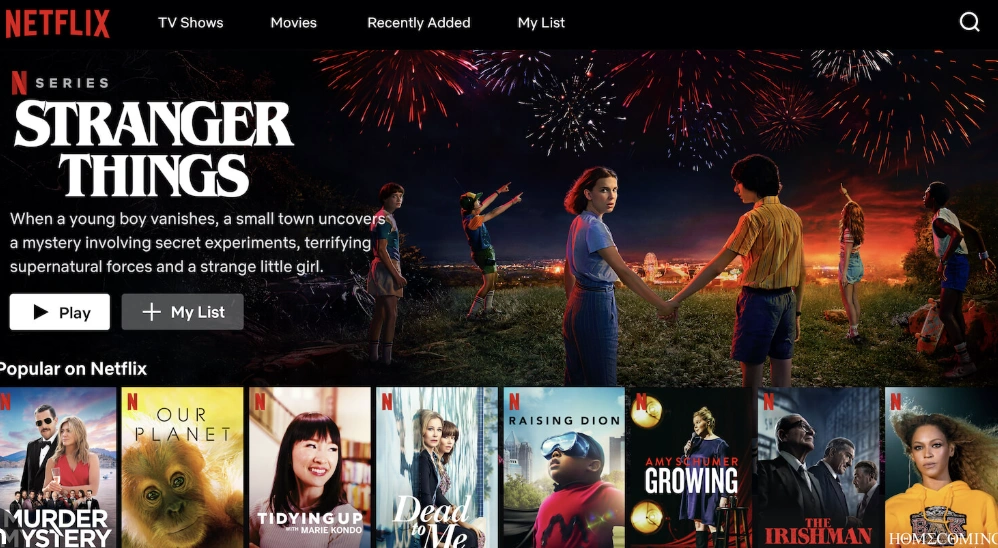 Netflix merupakan opsi menonton streaming legal.