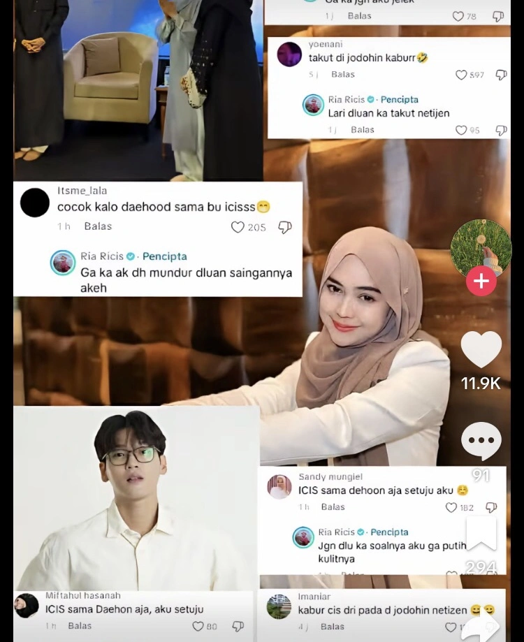 Netizen Jodohkan Ria Ricis Dengan Daehoon (Tiktok)