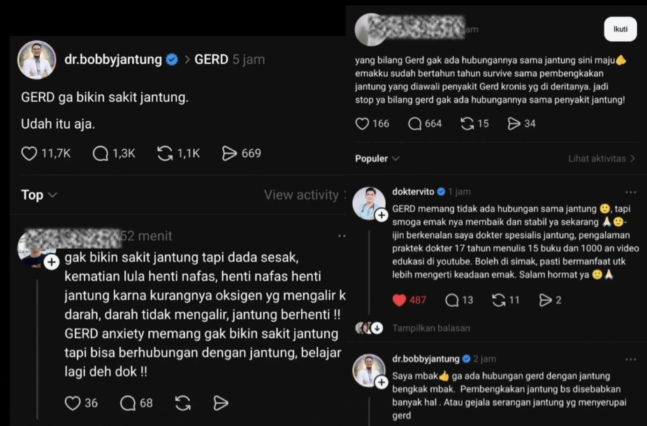Netizen menyerang pernyataan dr Bobby Arfhan Spesialis Jantung. [Thread]