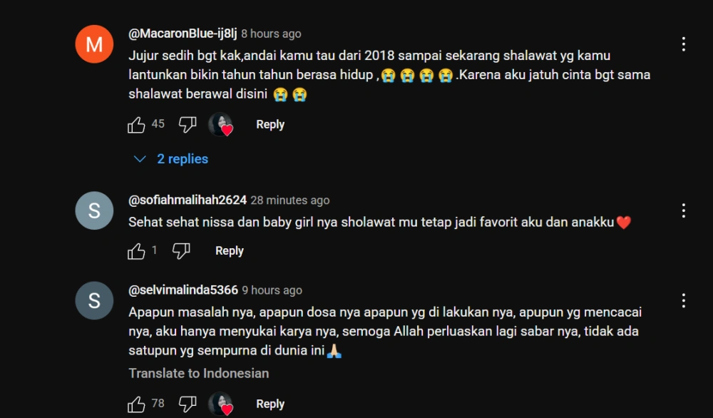 Netizen Ungkap Jenis Kelamin Anak Nissa Sabyan Youtube