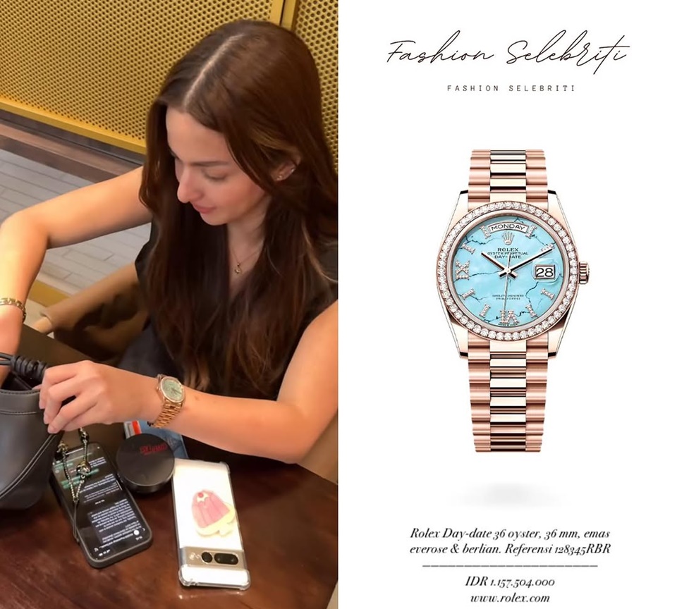 Nia Ramadhani Pakai Jam Tangan Rolex Rp1 M Lebih [Instagram]
