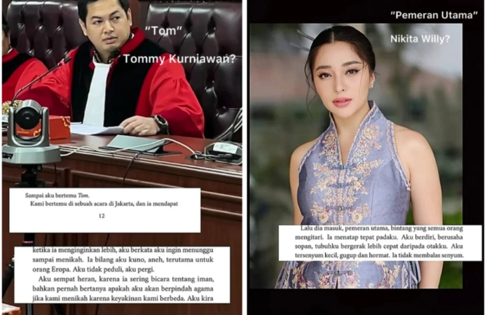 Nikita Willy Dan Tommy Kurniawan Terseret Dalam Buku Broken Strings [Sumber: Instagram]
