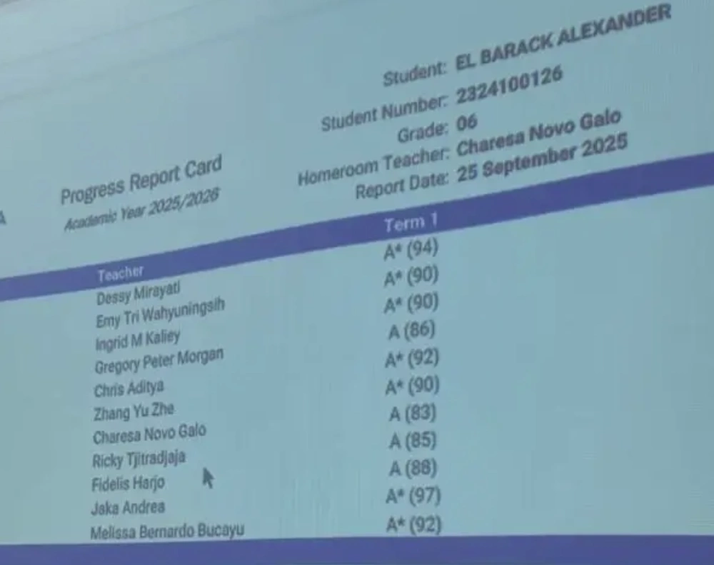 Nilai El Barack Sempurna. [TikTok]