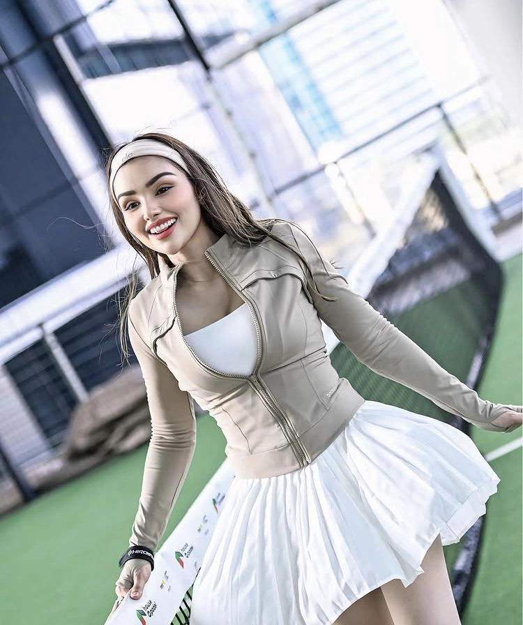 Nourah Sheivirah Saat Bermain Padel (Instagram)