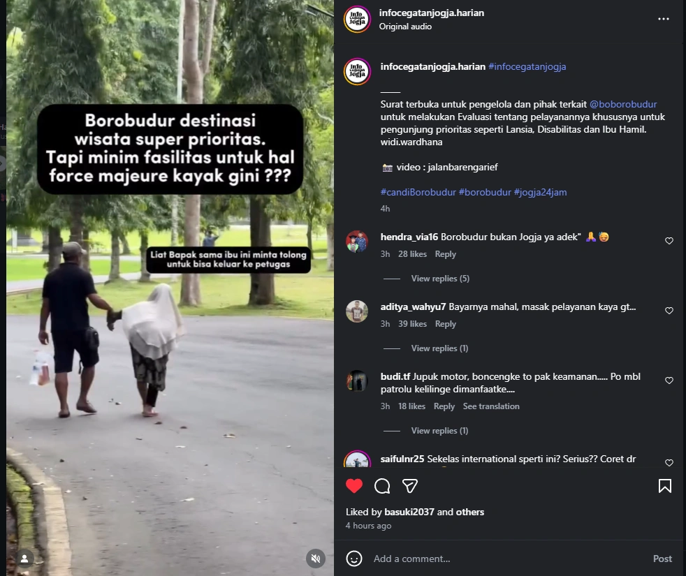Objek Wisata Borobudur Jadi Sorotan [Sumber: Instagram]