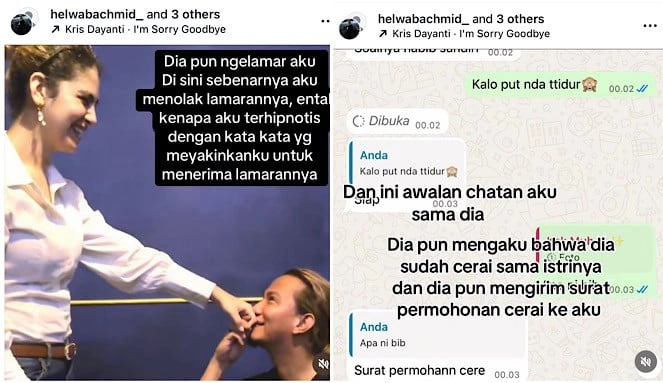 Obrolan Helwa Bachmid Dengan Bahar Bin Smith Saat Awal Perkenalan (Instagram)